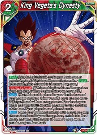 Image of King Vegeta's Dynasty (SD9-05) - Assault of the Saiyans Foil