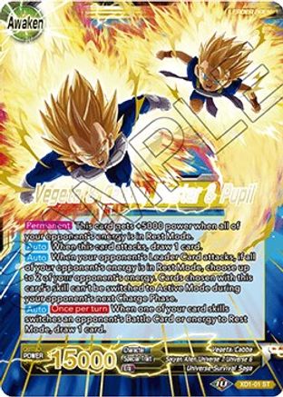 Image of Cabba // Vegeta & Cabba, Master & Pupil (XD1-01) - Assault of the Saiyans