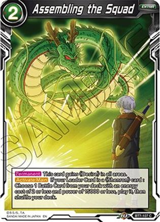 Image of Assembling the Squad (BT7-107) - Assault of the Saiyans Foil