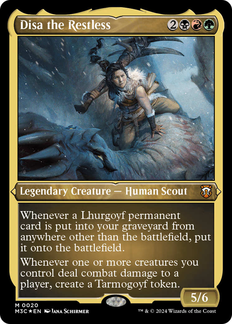 Image of Disa the Restless (M3C-020) - Modern Horizons 3 Commander Etched Foil