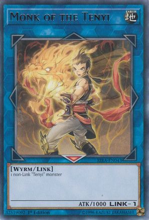 Image of Monk of the Tenyi (RIRA-EN043) - Rising Rampage 1st Edition