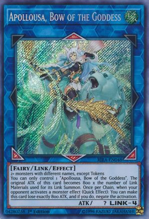 Image of Apollousa, Bow of the Goddess (RIRA-EN048) - Rising Rampage 1st Edition