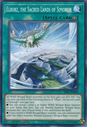 Image of Elborz, the Sacred Lands of Simorgh (RIRA-EN060) - Rising Rampage 1st Edition