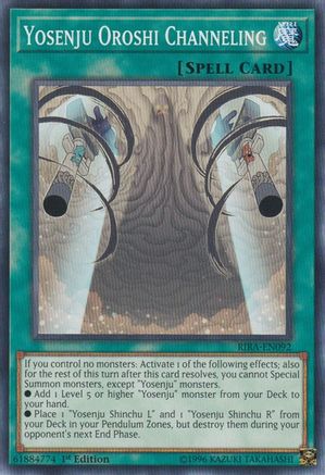 Image of Yosenju Oroshi Channeling (RIRA-EN092) - Rising Rampage Unlimited
