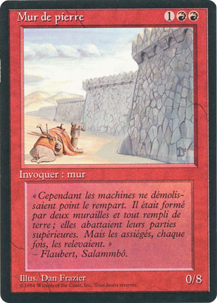 Image of Wall of Stone (FBB-) - Foreign Black Border
