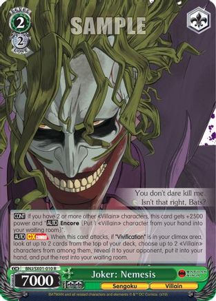 Image of Joker: Nemesis (BNJ/SX01-010 R) - Batman Ninja
