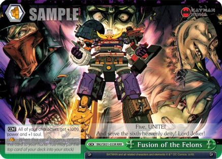 Image of Fusion of the Felons (RRR) (BNJ/SX01-033R RRR) - Batman Ninja