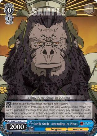 Image of Gorilla Grodd: Assembling the Pieces (BNJ/SX01-077 U) - Batman Ninja