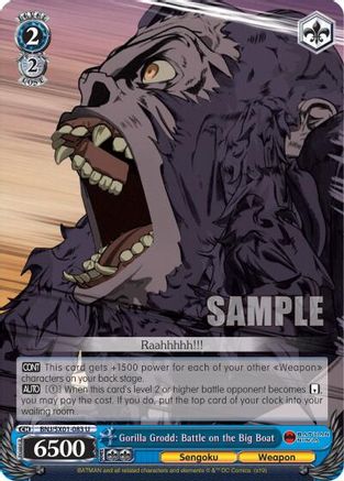Image of Gorilla Grodd: Battle on the Big Boat (BNJ/SX01-083 U) - Batman Ninja