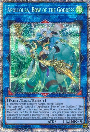 Image of Apollousa, Bow of the Goddess (Starlight Rare) (RIRA-EN048) - Rising Rampage 1st Edition