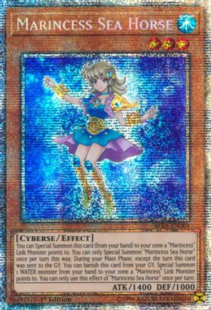 Image of Marincess Sea Horse (Starlight Rare) (RIRA-EN003) - Rising Rampage 1st Edition