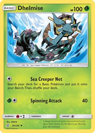 Image of Dhelmise 020  SM  Unified Minds - Uncommon