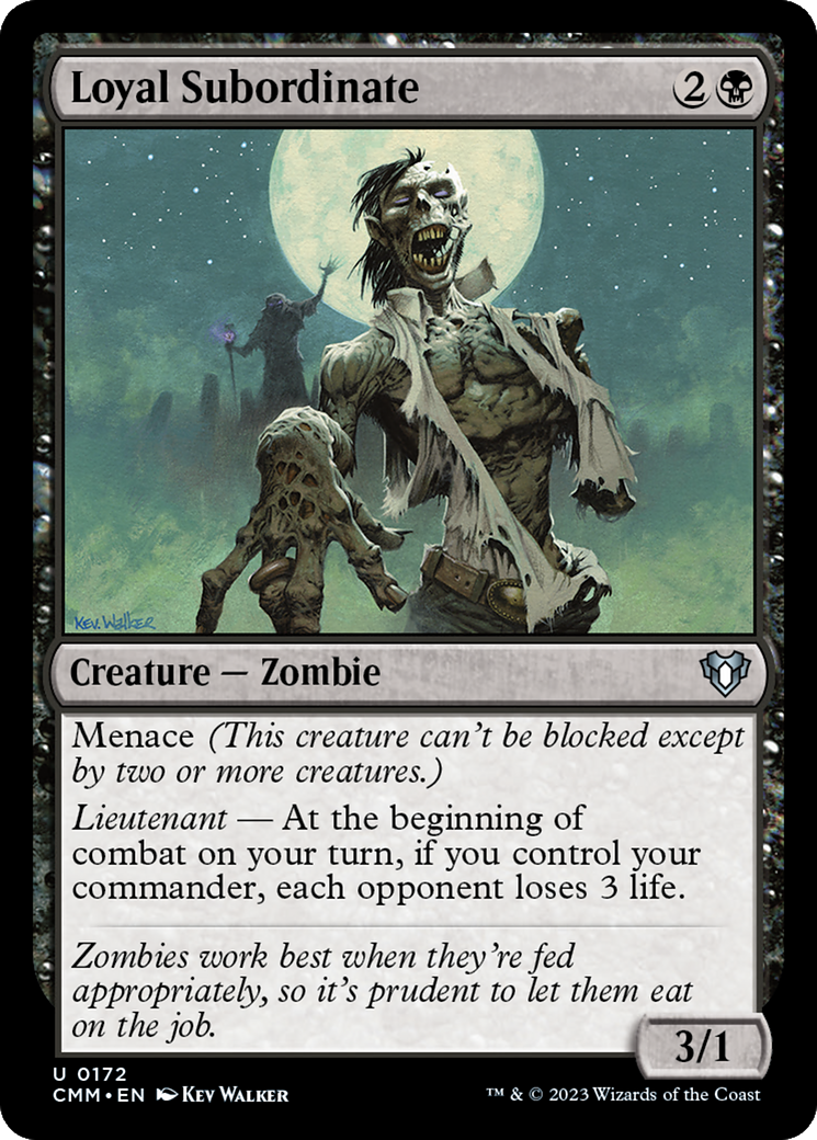 Image of Loyal Subordinate (CMM-172) - Commander Masters