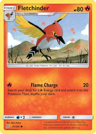 Image of Fletchinder 031/236  SM  Unified Minds - Common