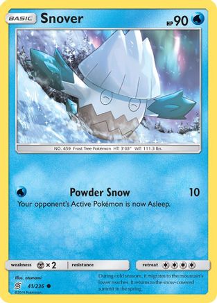 Image of Snover 041/236  - Reverse Holofoil SM  Unified Minds - Common