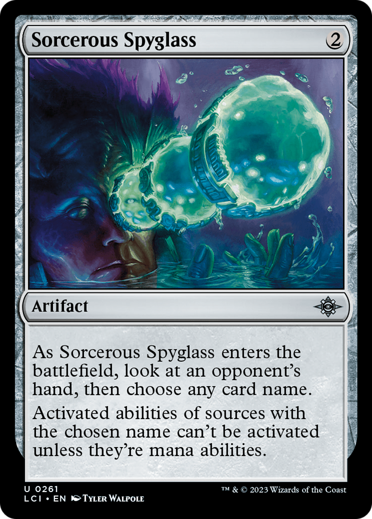 Image of Sorcerous Spyglass (LCI-261) - The Lost Caverns of Ixalan Foil