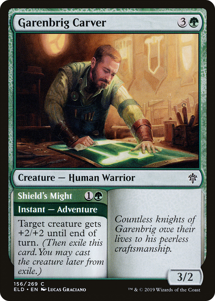 Image of Garenbrig Carver (ELD-156) - Throne of Eldraine