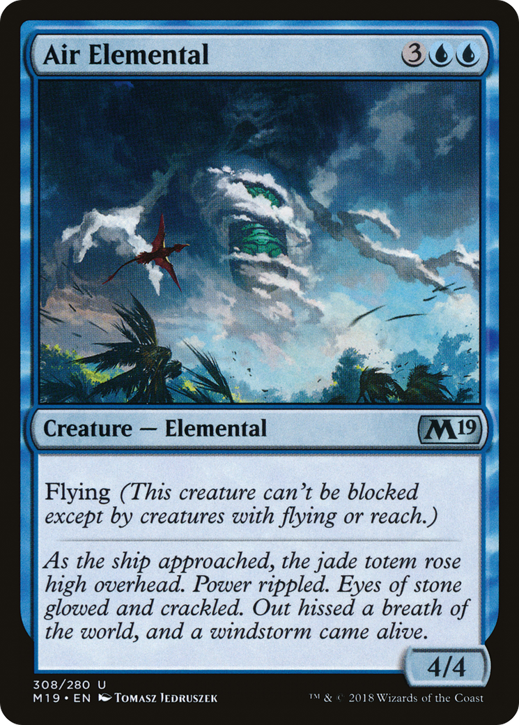 Image of Air Elemental (M19-308) - Core Set 2019