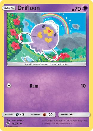 Image of Drifloon 080/236  SM  Unified Minds - Common