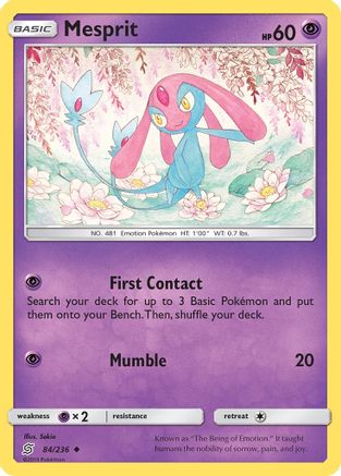 Image of Mesprit 084/236  SM  Unified Minds - Uncommon