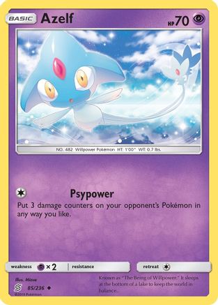 Image of Azelf 085/236  SM  Unified Minds - Uncommon