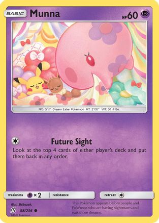Image of Munna 088/236  - Reverse Holofoil SM  Unified Minds - Common
