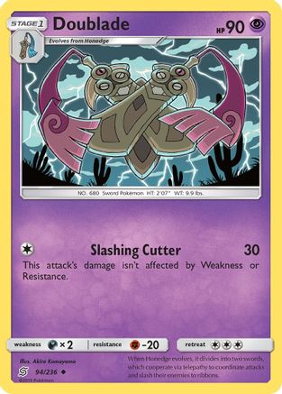 Image of Doublade 094  SM  Unified Minds - Uncommon