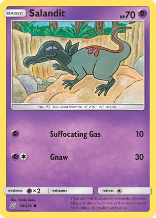 Image of Salandit (98) 098/236  SM  Unified Minds - Common