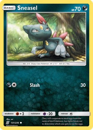 Image of Sneasel 131/236  SM  Unified Minds - Common