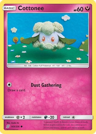 Image of Cottonee 143/236  SM  Unified Minds - Common