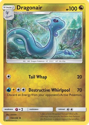 Image of Dragonair (150) 150/236  SM  Unified Minds - Uncommon