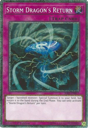 Image of Storm Dragon's Return (Starlight Rare) (RIRA-EN077) - Rising Rampage 1st Edition