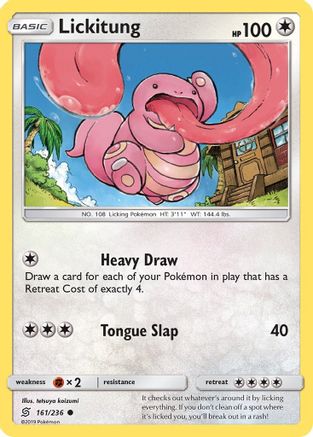 Image of Lickitung 161/236  SM  Unified Minds - Common