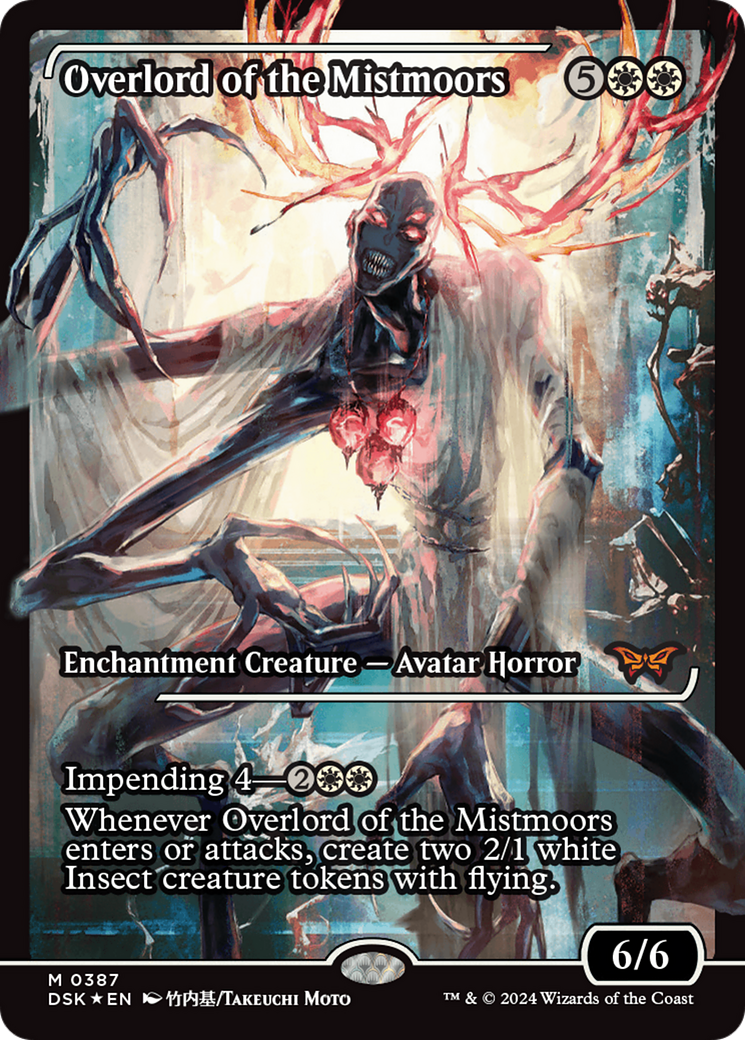 Image of Overlord of the Mistmoors (Showcase) (DSK-387) - Duskmourn: House of Horror: (Showcase) Foil