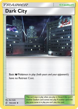 Image of Dark City 193/236  - Reverse Holofoil SM  Unified Minds - Uncommon