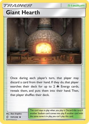 Image of Giant Hearth 197/236  SM  Unified Minds - Uncommon