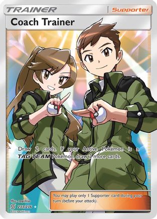 Image of Coach Trainer (Full Art) 233  - Holofoil SM  Unified Minds - Ultra Rare