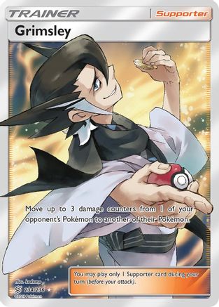 Image of Grimsley (Full Art) 234/236  - Holofoil SM  Unified Minds - Ultra Rare