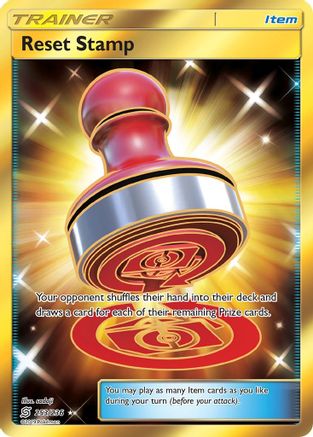 Image of Reset Stamp (Secret) 253  - Holofoil SM  Unified Minds - Secret Rare