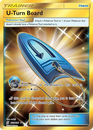 Image of U-Turn Board (Secret) 255  - Holofoil SM  Unified Minds - Secret Rare