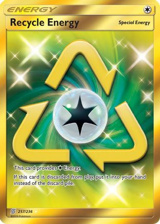 Image of Recycle Energy (Secret) 257  - Holofoil SM  Unified Minds - Secret Rare