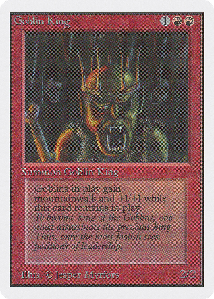 Image of Goblin King (2ED-) - Unlimited Edition
