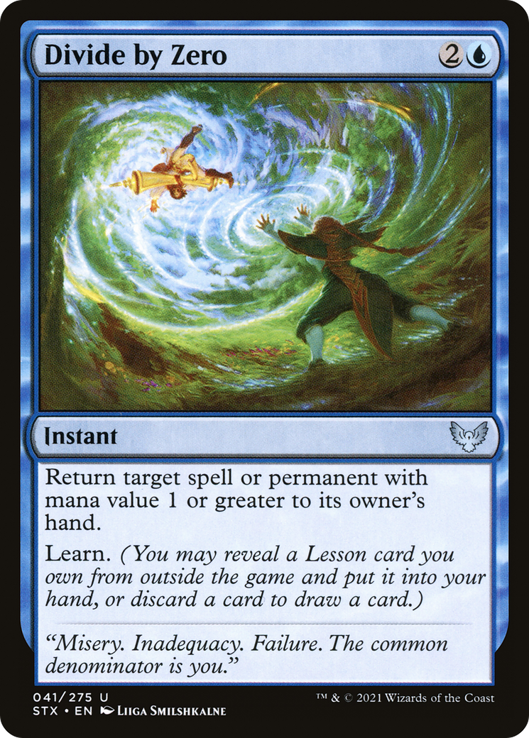 Image of Divide by Zero (STX-041) - Strixhaven: School of Mages