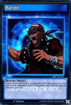 Image of Bandit (SBSC-ENS03) - Speed Duel: Scars of Battle 1st Edition