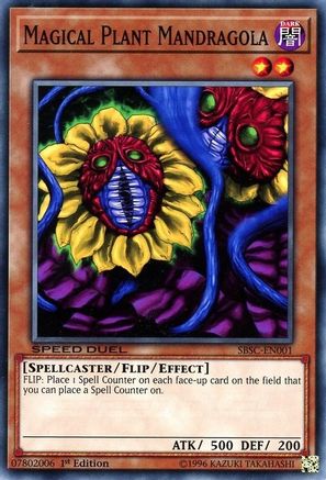 Image of Magical Plant Mandragola (SBSC-EN001) - Speed Duel: Scars of Battle 1st Edition