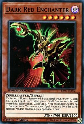 Image of Dark Red Enchanter (SBSC-EN002) - Speed Duel: Scars of Battle 1st Edition