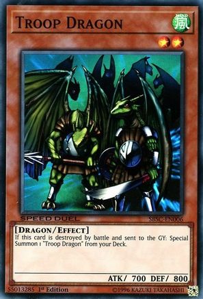 Image of Troop Dragon (SBSC-EN006) - Speed Duel: Scars of Battle 1st Edition