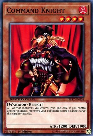 Image of Command Knight (SBSC-EN008) - Speed Duel: Scars of Battle 1st Edition
