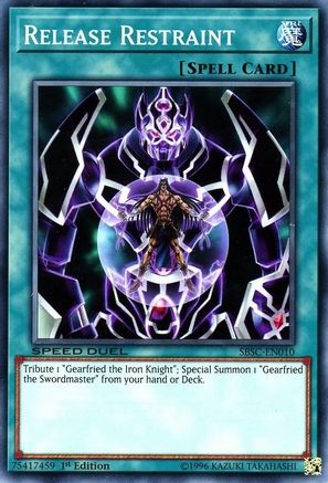 Image of Release Restraint (SBSC-EN010) - Speed Duel: Scars of Battle 1st Edition