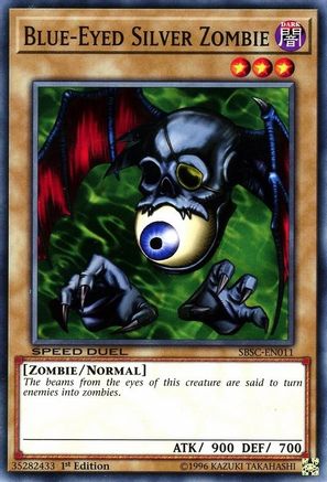 Image of Blue-Eyed Silver Zombie (SBSC-EN011) - Speed Duel: Scars of Battle 1st Edition